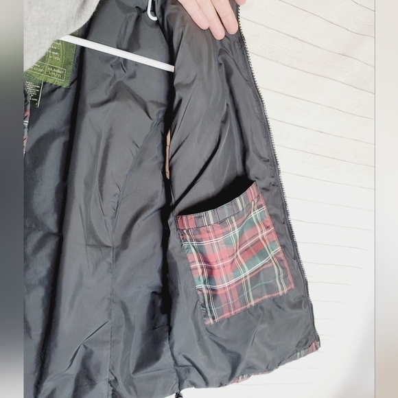 Eddie Bauer Tartan Plaid Premium Goose Down Puffer Vest, sz Medium - Picture 6 of 12